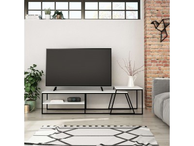 ТВ шкаф PAL (бяло)